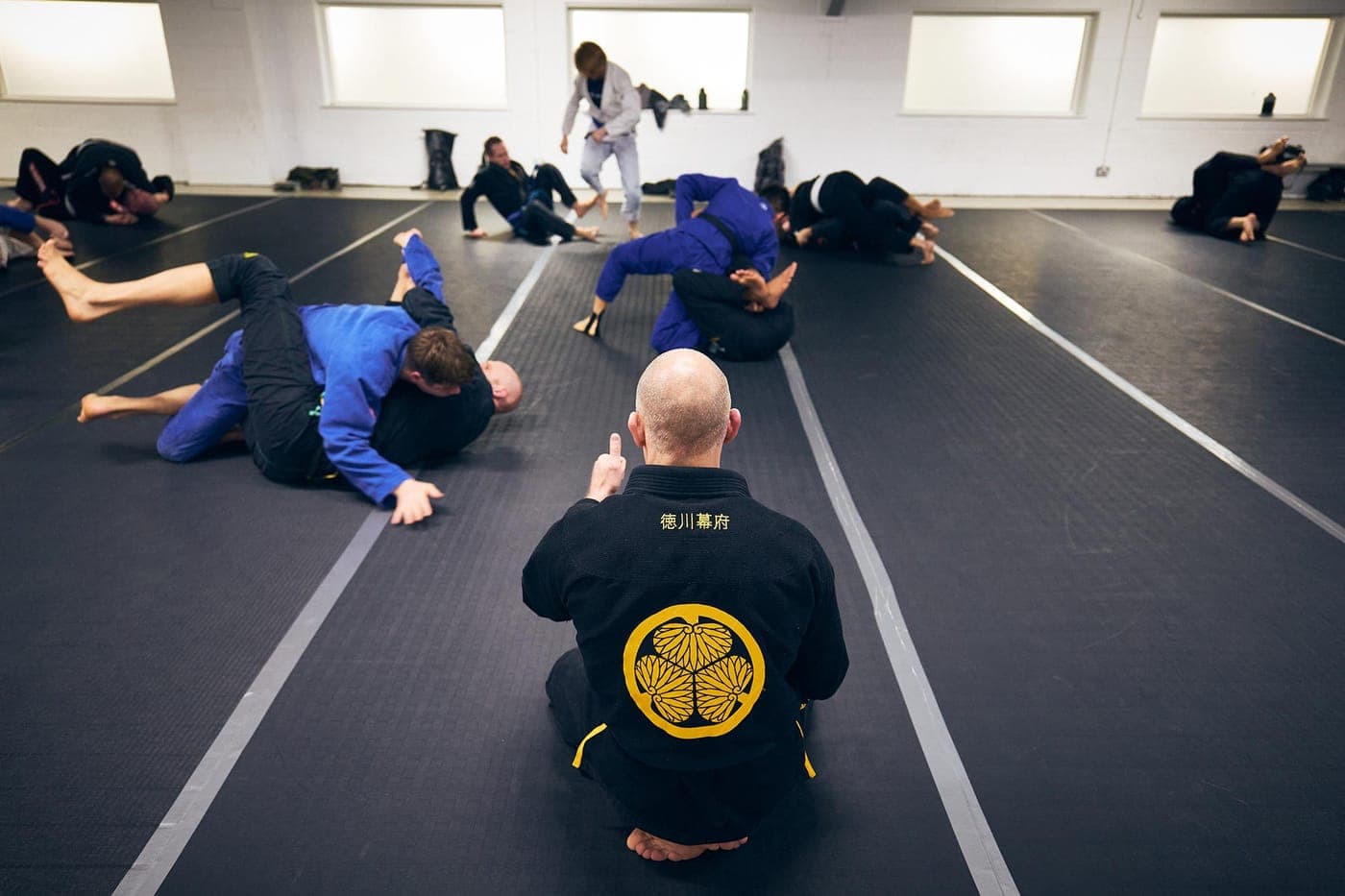 The Kingston Jiu Jitsu community together after a training session
