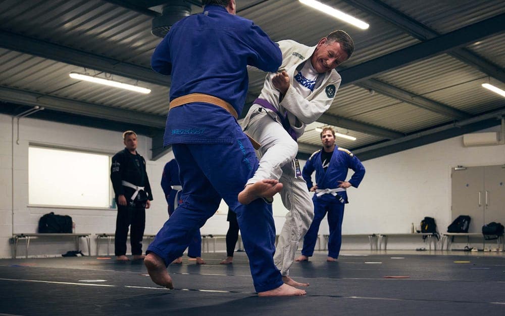 Takedown and transition drilling at Kingston Jiu Jitsu