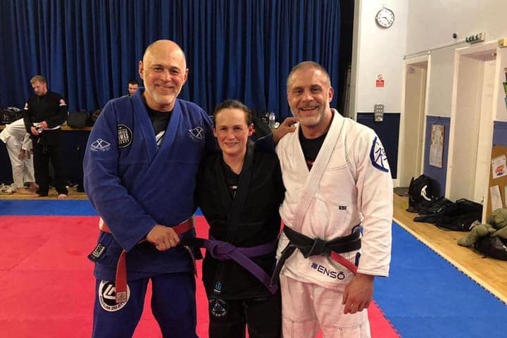 Clare Promoted to Purple Belt