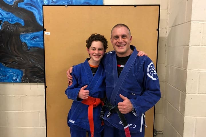 Josh Promoted to Orange Belt