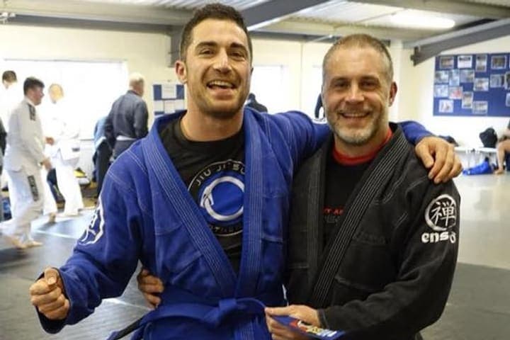Justin Promoted to Blue Belt!