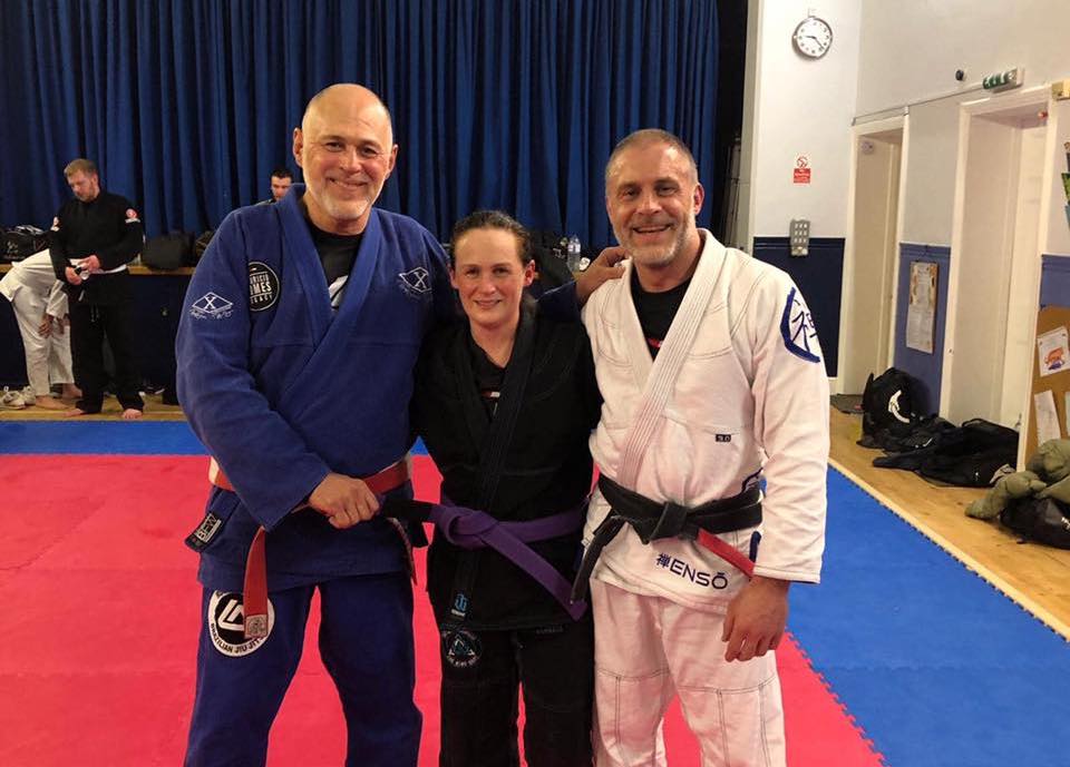 Clare Promoted to Purple Belt