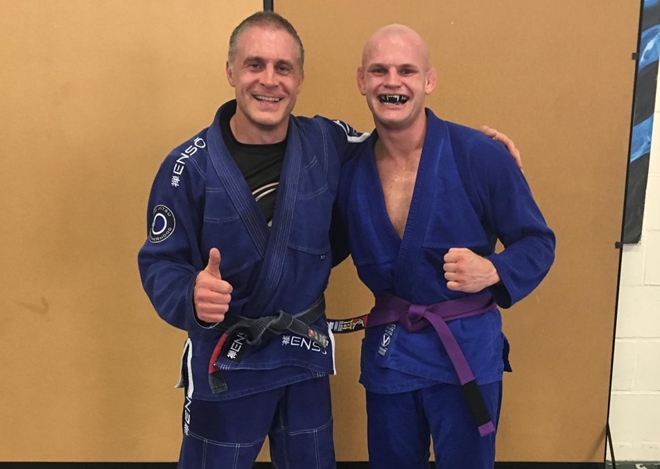Dan Promoted to Purple Belt