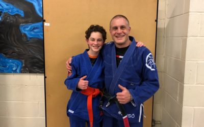 Josh Promoted to Orange Belt