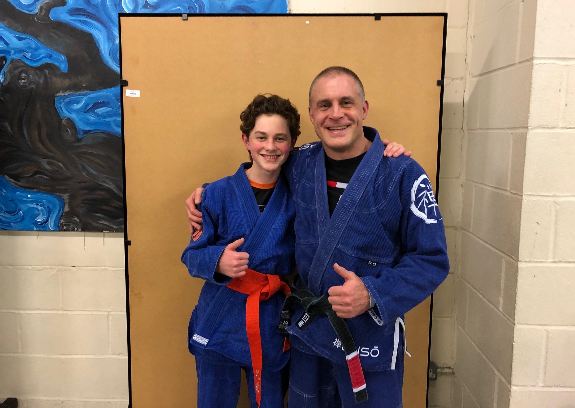 Josh Promoted to Orange Belt